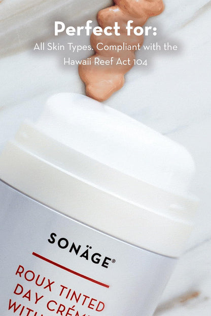Sonage Roux Tinted Moisturizer SPF 30 – Mineral Sunscreen, Lightweight Sheer Coverage