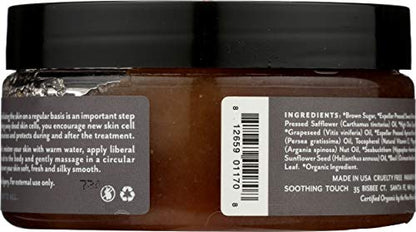 Soothing Touch Organic Herbal Brown Sugar Scrub – Chocolate Peppermint, 8 Oz