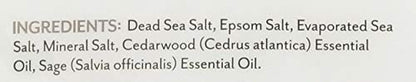 Soothing Touch Cedar Sage Restoring Bath Salts Pouch – 32 Oz
