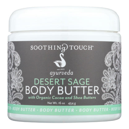 Soothing Touch Desert Sage Body Butter – 16 oz | Deep Moisture, Quick Absorption
