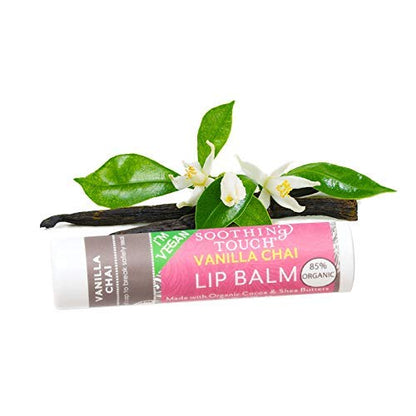 Soothing Touch Vegan Lip Balm | Hydrating Coconut Oil, Gluten & Paraben Free