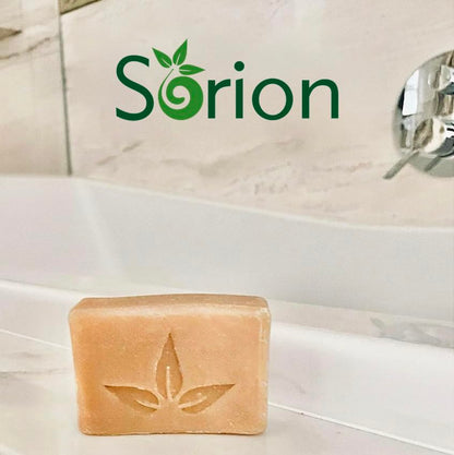 Sorion Soap for Face and Body – Hydrating Bar with Coconut Oil, Turmeric & Pala Indigo