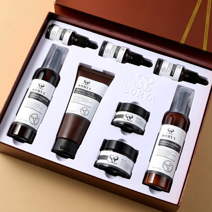 SORYA Korean Red Ginseng Skin Care Set (8-Piece) – Complete Daily Routine