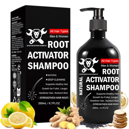 SPARTAN REPAIR SHAMPOO Root Activator - 200ml for Hair Growth & Thickness