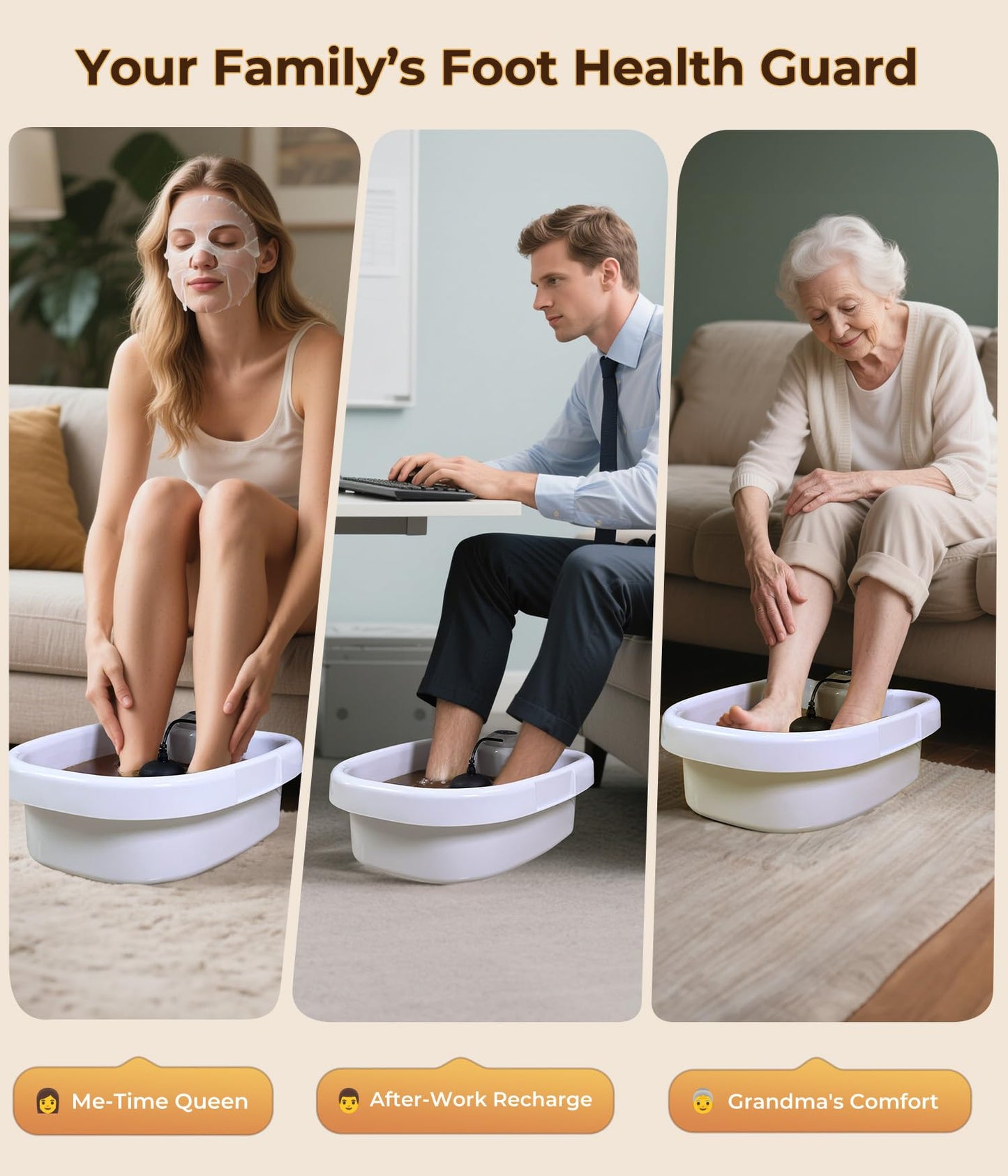 SPATOES Ionic Foot Detox Machine 3.0 – At-Home Foot Spa & Detox Bath