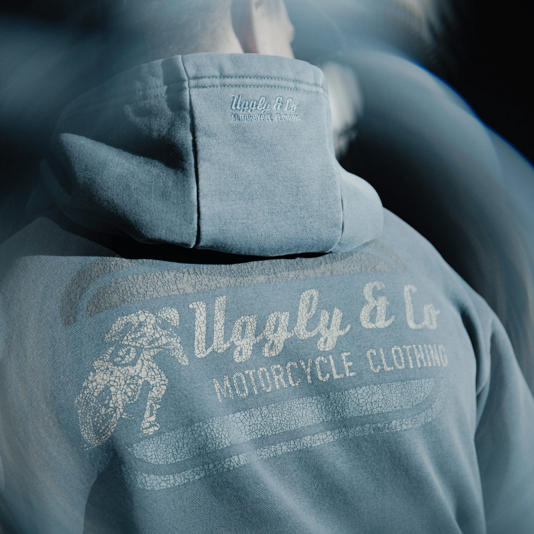 Blue Flattrack Hoodie