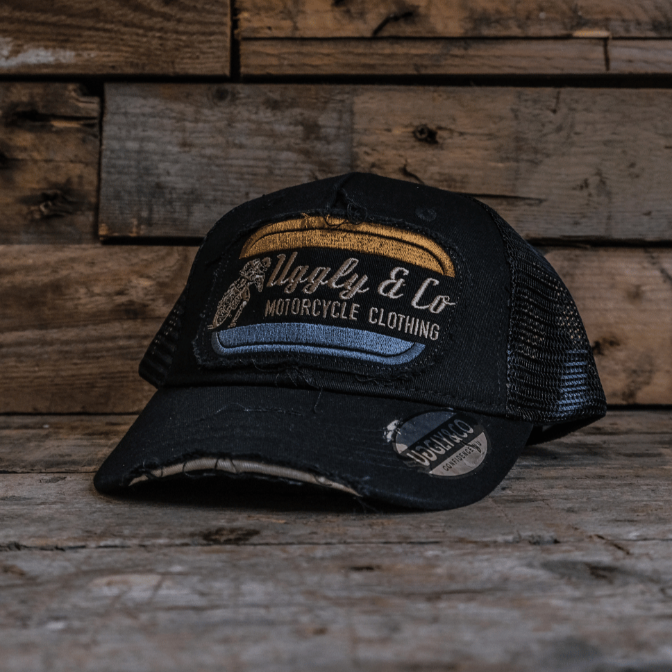 Black Flattrack Cap