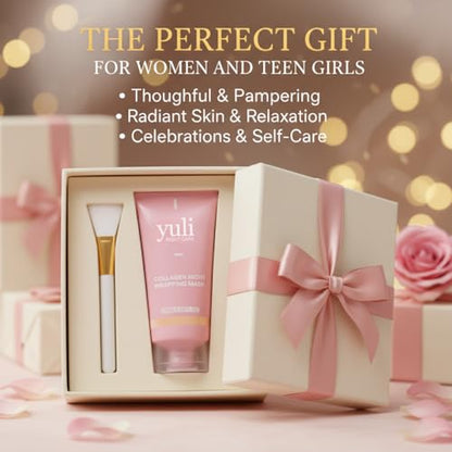 SPIANEST YULI and YURI Collagen Night Wrapping Masks – Hydrating Peel-Off Facial Night Masks
