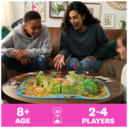 Spin Master Games Jumanji Stampede — 3D Cooperative Board Game for 2–4 Players (Ages 8+)