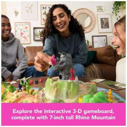 Spin Master Games Jumanji Stampede — 3D Cooperative Board Game for 2–4 Players (Ages 8+)