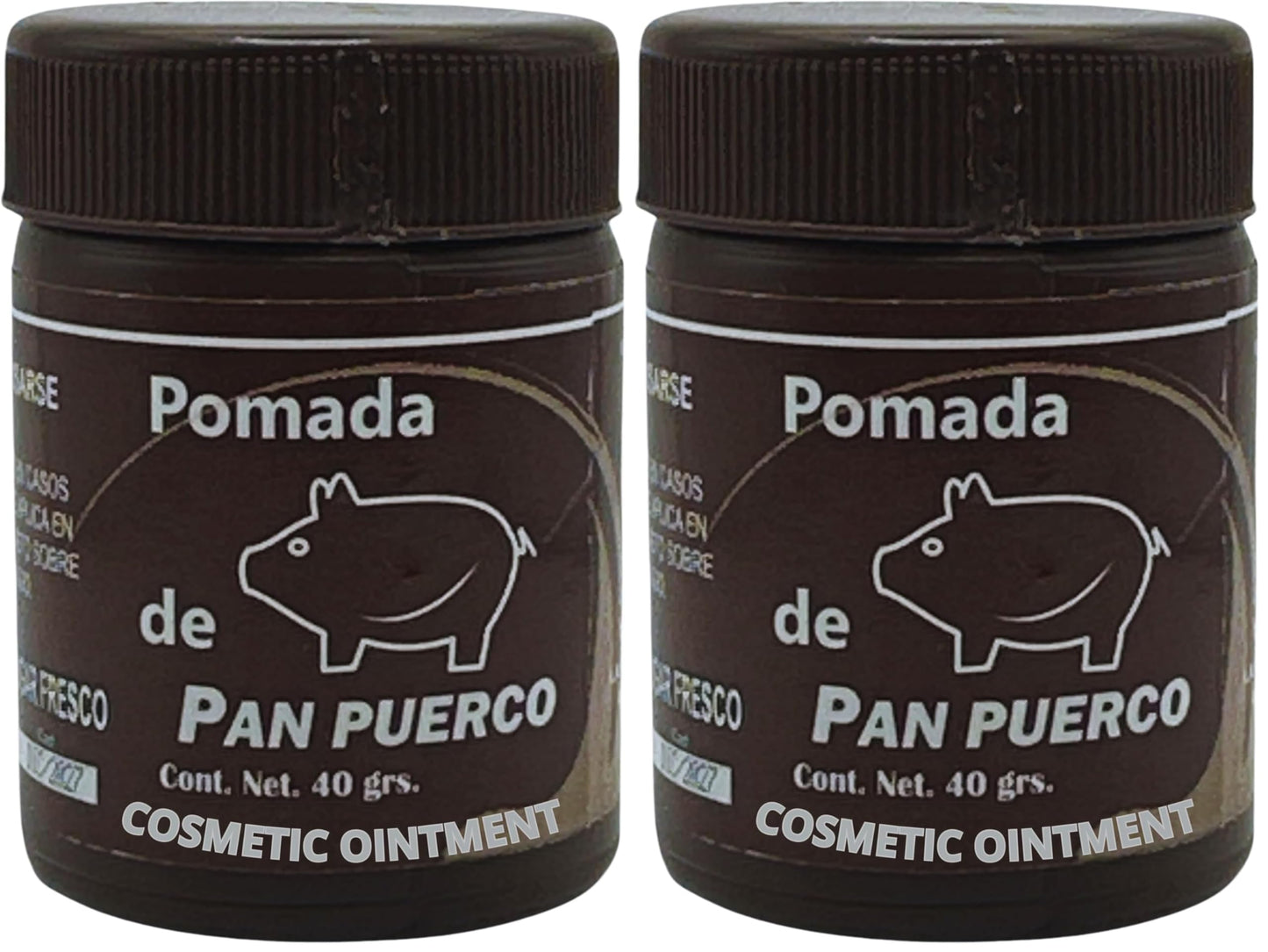 Spinen Pork Pan Ointment 40g – Cosmetic Ointment, Made in Mexico (2-Pack)