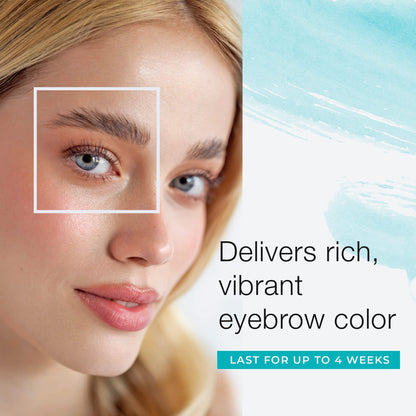 Sport Cosmetics Eyebrow Color for Women – Medium Brown, 20-Application Kit