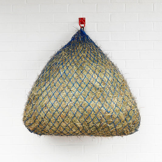Square Bottom Slow Feeder Hay Net A/Navy