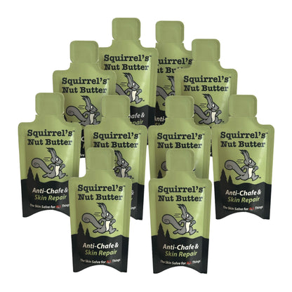 Squirrel's Nut Butter Anti Chafe Adventure Packet - 9ml | All-Natural, Compact Chafing Salve