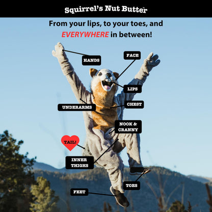Squirrel's Nut Butter Anti Chafe Adventure Packet - 9ml | All-Natural, Compact Chafing Salve