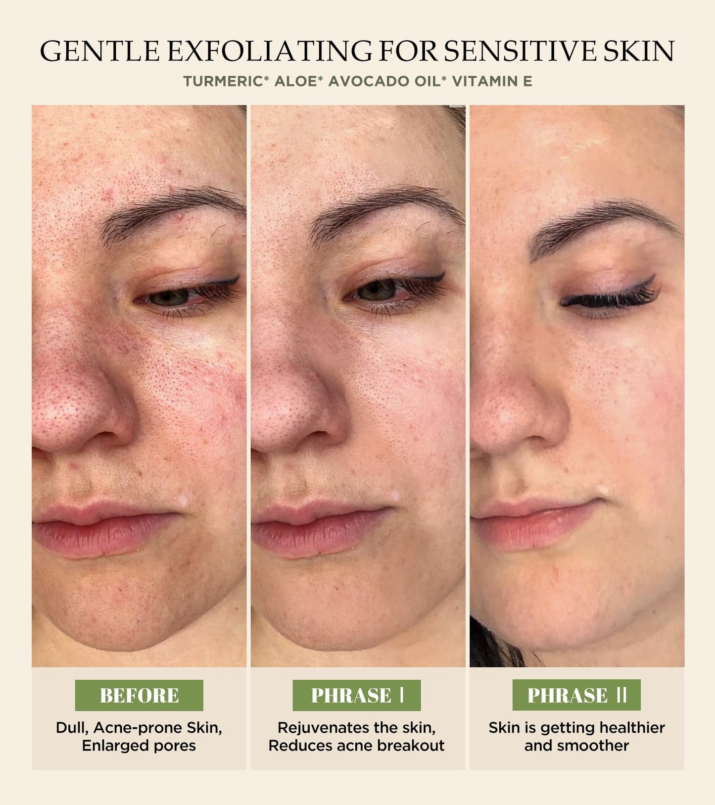 Srripo Revitalizing Exfoliation Face Scrub with Vitamin C & Turmeric | Gentle Daily Facial Polish