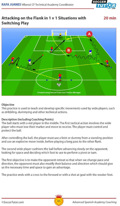 Spanish Academy Soccer Coaching + Advanced Spanish Academy Coaching - Bundle with 240 Practices