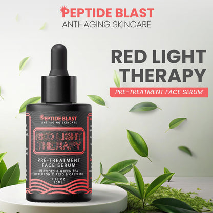 St. Croix Red Light Therapy Activation Serum – Deep Penetration with Green Tea, Hyaluronic Acid & Peptides | Preps Skin for Devices, Improves Fine Lines – 1 oz