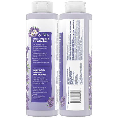 St. Ives Lavender & Chamomile Calming Shower Gel 2-Pack | 22 oz