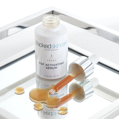 StackedSkincare Hydrating EGF Serum | Lightweight Facial Serum for Smoother Texture & Radiance