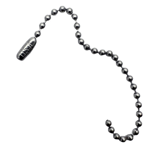 Stainless Steel Ball Chains Bead For Dog Tags Necklaces 304 Grade 4" Length (10cm)