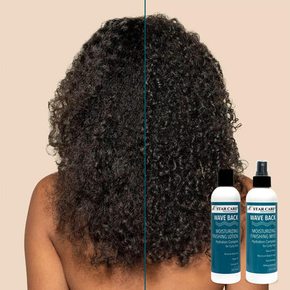 STAR CARE Wave Back Curl Lotion & Mist Set — Curl Definition & Hydration