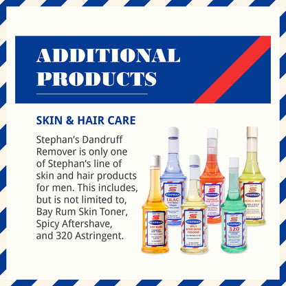 Stephan's Dandruff Remover with Mineral Oil 16 oz — Dry Scalp Care