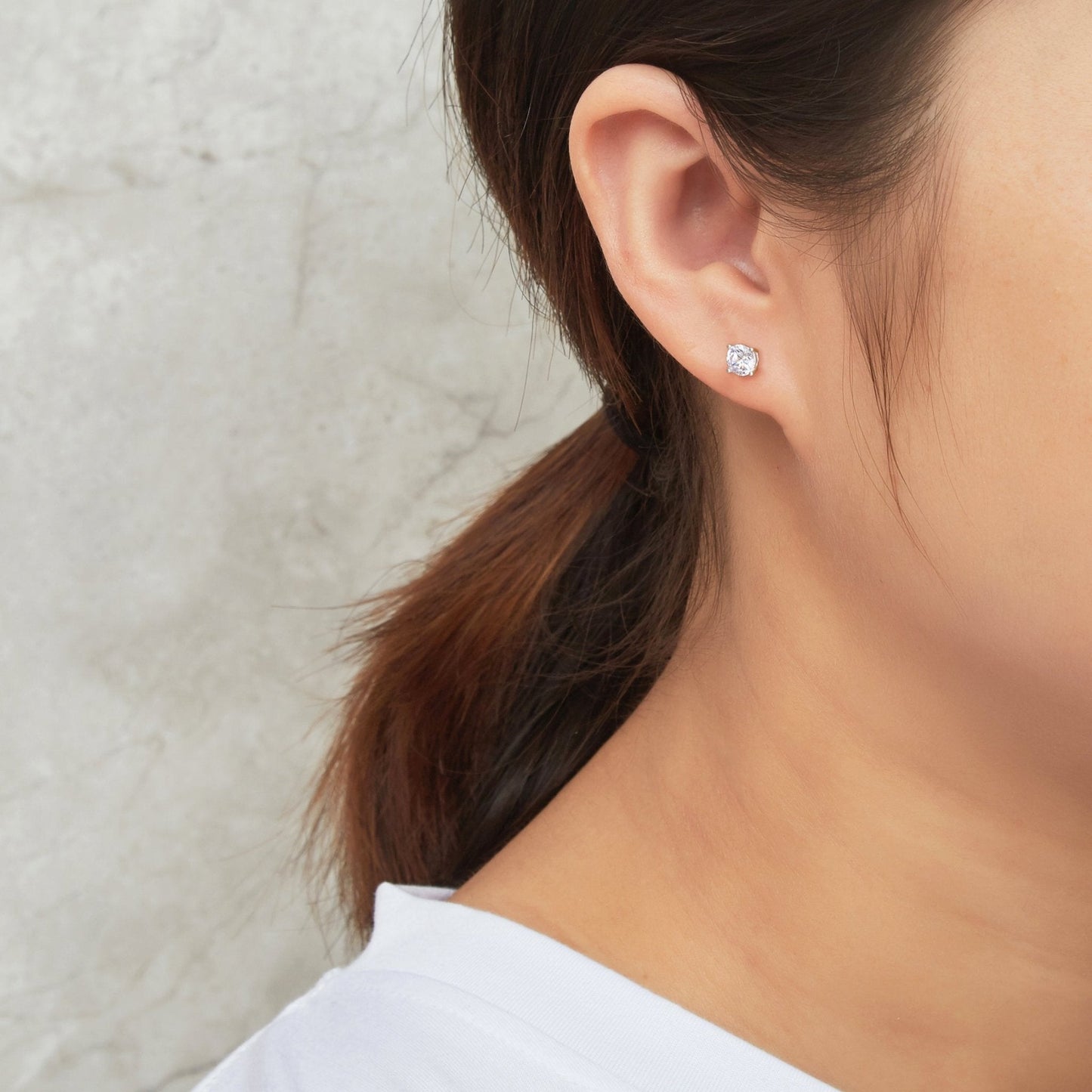 Sterling Silver World's Greatest Teacher Crystal Earrings