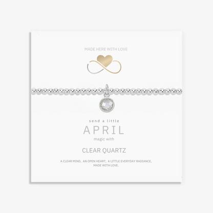 Clear Quartz April Jewellery Set
