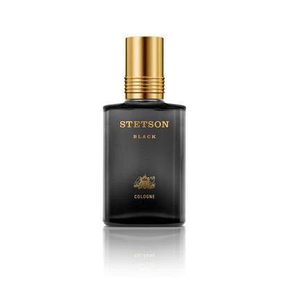 Stetson Black Eau de Cologne Spray – Pack of 2 (44 ml / 1.5 fl oz each)