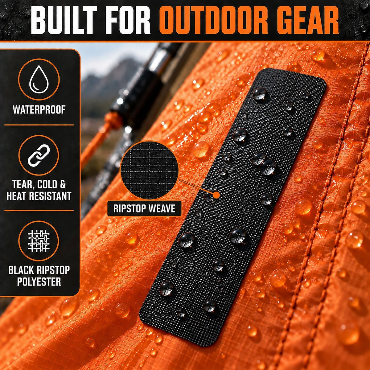 Stick-On Repair Patches - Waterproof, Tear-Cold-Heat-Resistant