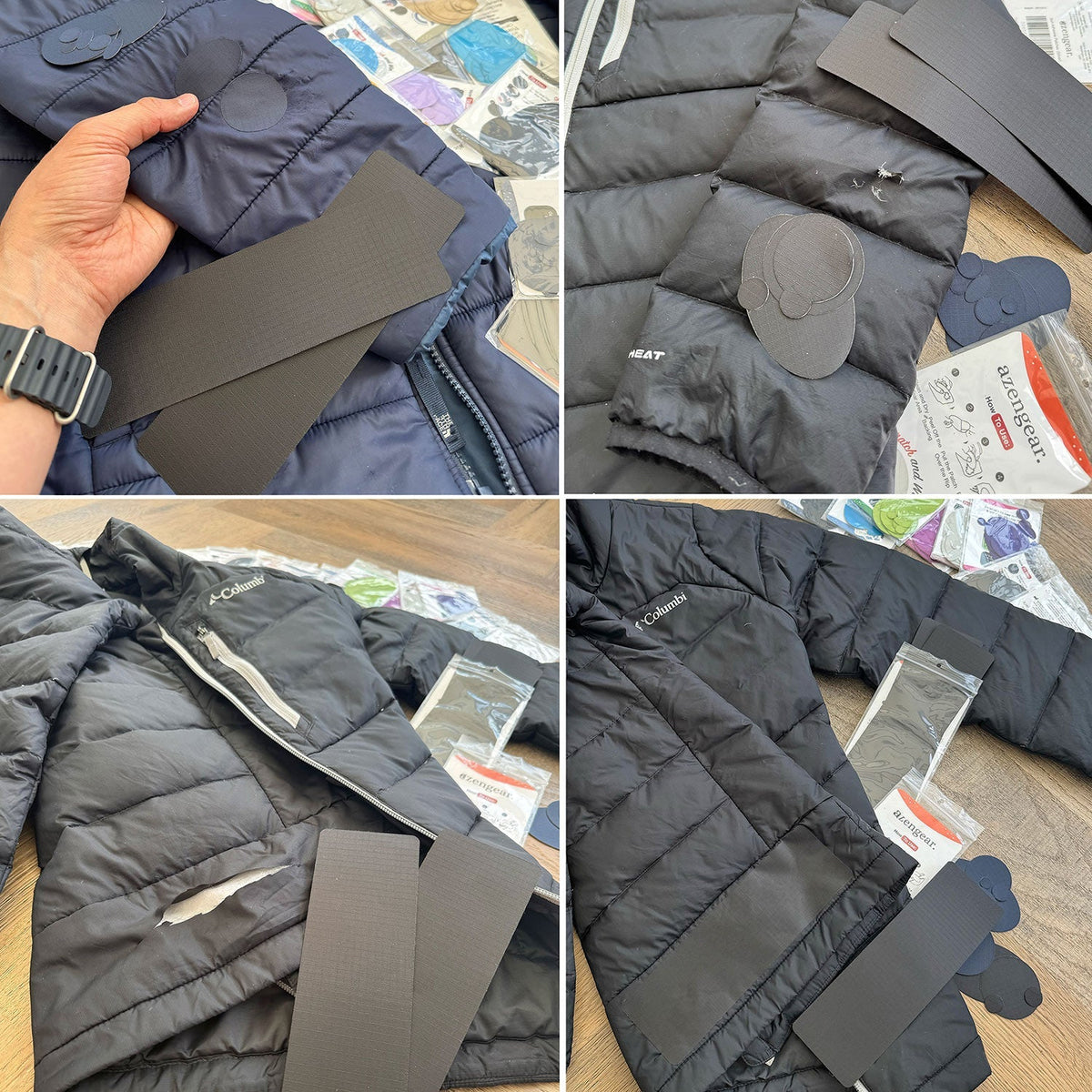 Stick-On Repair Patches - Waterproof, Tear-Cold-Heat-Resistant