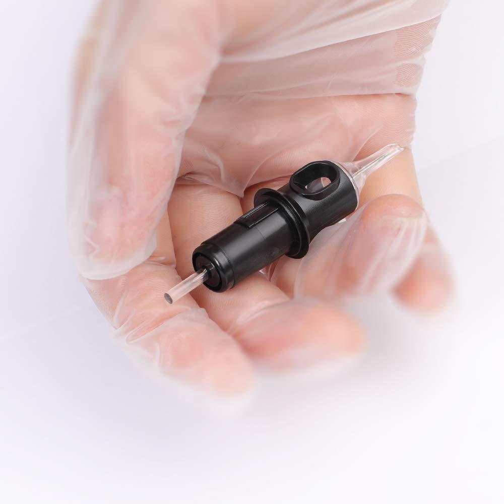 STIGMA EN05-20-1214RL Standard Disposable Tattoo Needle Cartridges with Membrane Safety – 20 Pcs Round Liner