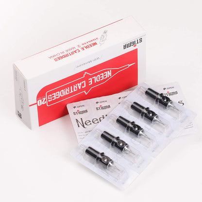 STIGMA EN05-20-1214RS #12(14RS) Standard Disposable Tattoo Needle Cartridges – Membrane Safety, 20Pcs