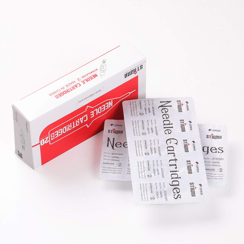 STIGMA EN05-20-1211M1 Disposable Tattoo Cartridges – Weaved Magnum Shader (20 Pcs)