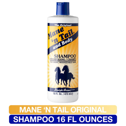 Straight Arrow Mane N Tail & Body Shampoo – Original 16 oz | Unisex