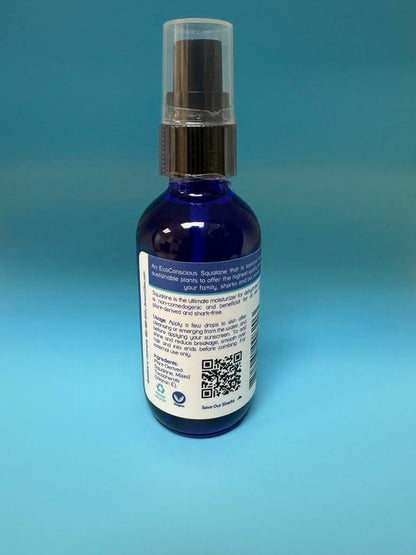 STREAM 2 SEA Squalane Olive-Based Moisturizer – Reef Safe, Shark-Free, Vitamin E, 2 fl oz