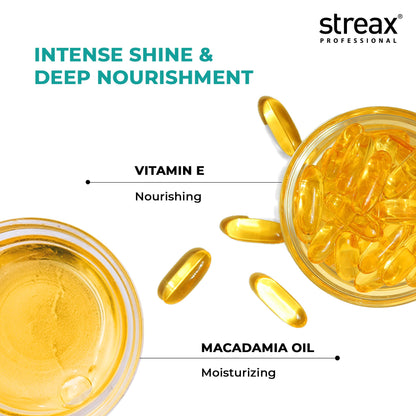 Streax Professional Vitariche Gloss Hair Serum - 115 ml | Shine & Smoothness