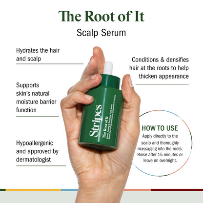 STRIPES Naomi Watts The Root It Hydrating Scalp Serum – Hair Density, Shine, 1.7 oz