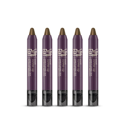 Style Edit Root Touch Up Stick | Temporary Gray Root Concealer in Light Brown | Salon-Quality, Transfer-Resistant