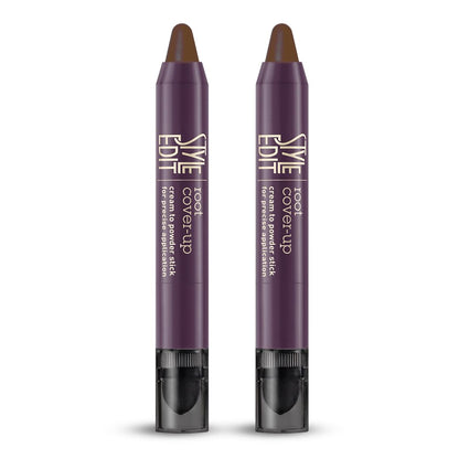 Style Edit Root Touch Up Stick | Temporary Gray Root Concealer, Medium Brown