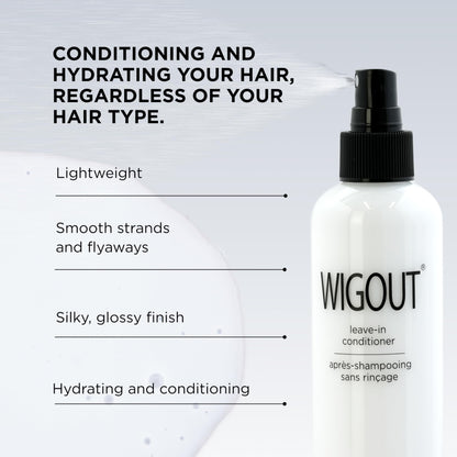 Style Factor Wigout Leave-In Conditioner Spray – Lightweight Hydration, Frizz Control & Shine for All Hair Types