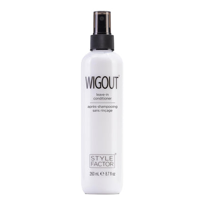 Style Factor Wigout Leave-In Conditioner Spray – Lightweight Hydration, Frizz Control & Shine for All Hair Types