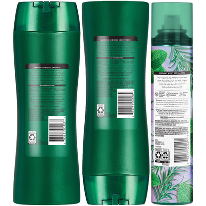 Suave Bamboo & Hibiscus Volumizing Shampoo & Conditioner Set + Rosemary Mint Dry Shampoo
