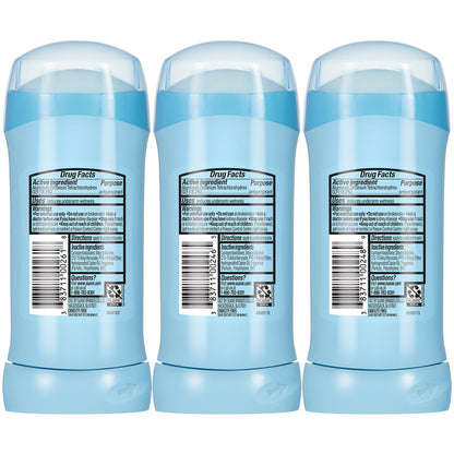 Suave Antiperspirant Deodorant 3-Pack – Tropical Paradise, Mango & Citrus, Everlasting Sunshine