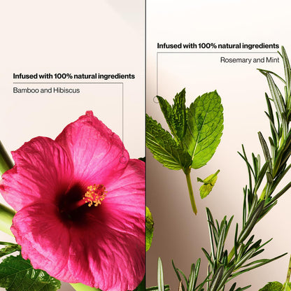 Suave Dry Shampoo Spray Variety 2-Pack – Invigorating Rosemary & Mint + Volumizing Bamboo & Hibiscus, 4.3 oz ea