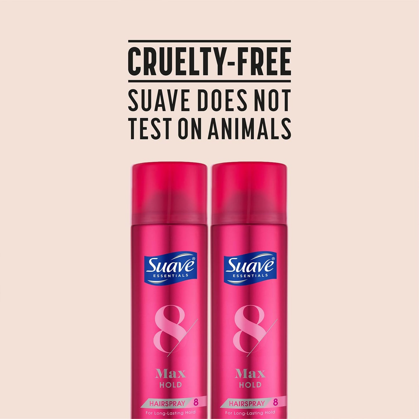 Suave Max Hold Hairspray 2-Pack – Unscented & Scented, 11 oz Each