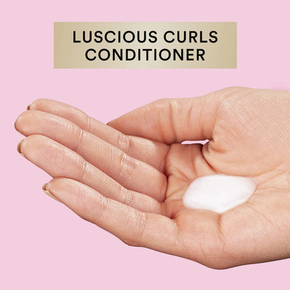 Suave Luscious Curls Conditioner with Amino Acid Complex — Moisturizes and Defines Curly Hair (16.5 fl oz)
