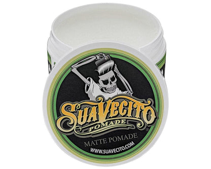 Suavecito Matte Pomade – Shine-Free, Water-Soluble, 5 oz | Medium Hold for Natural Texture