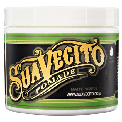 Suavecito Matte Pomade – Shine-Free, Water-Soluble, 5 oz | Medium Hold for Natural Texture